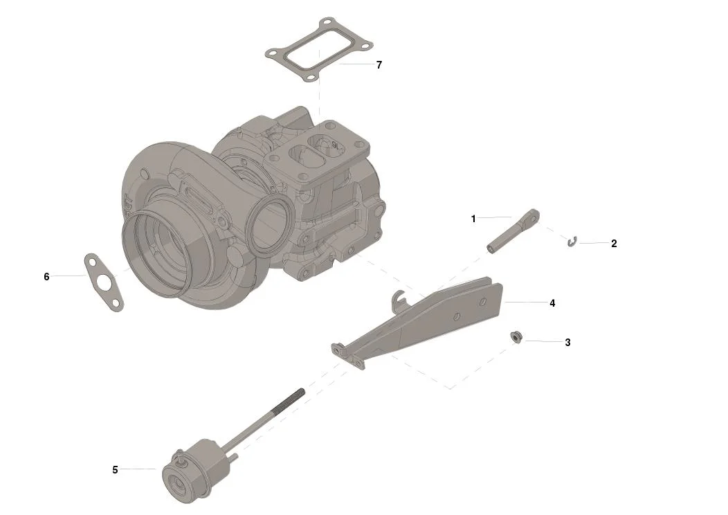 Engine Parts for Cummins High Quality Turbocharger (HX40W)